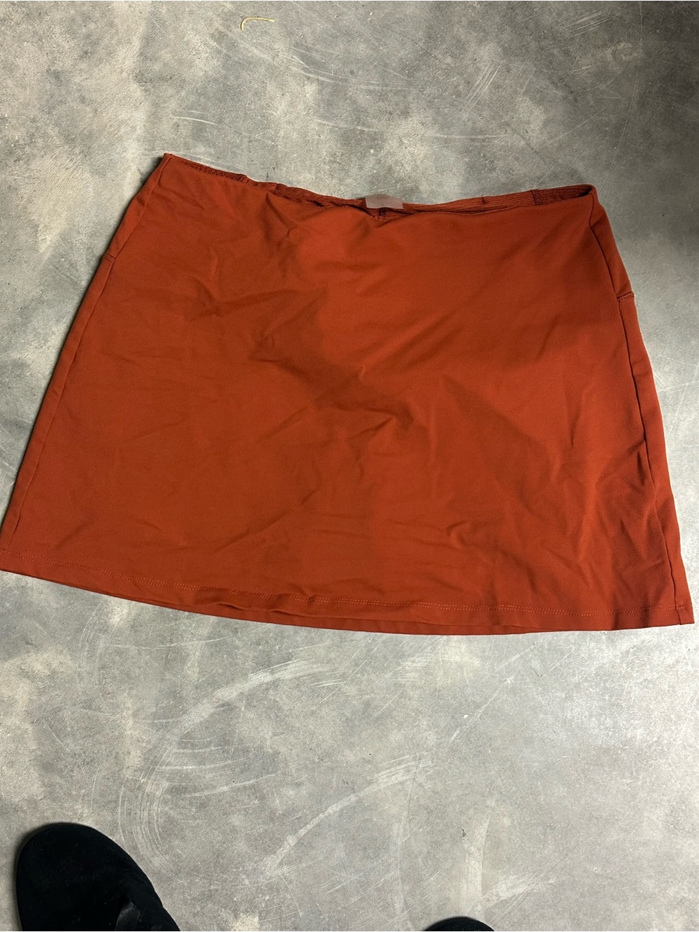 Rust Orange Women's A-Line Skirt calia large